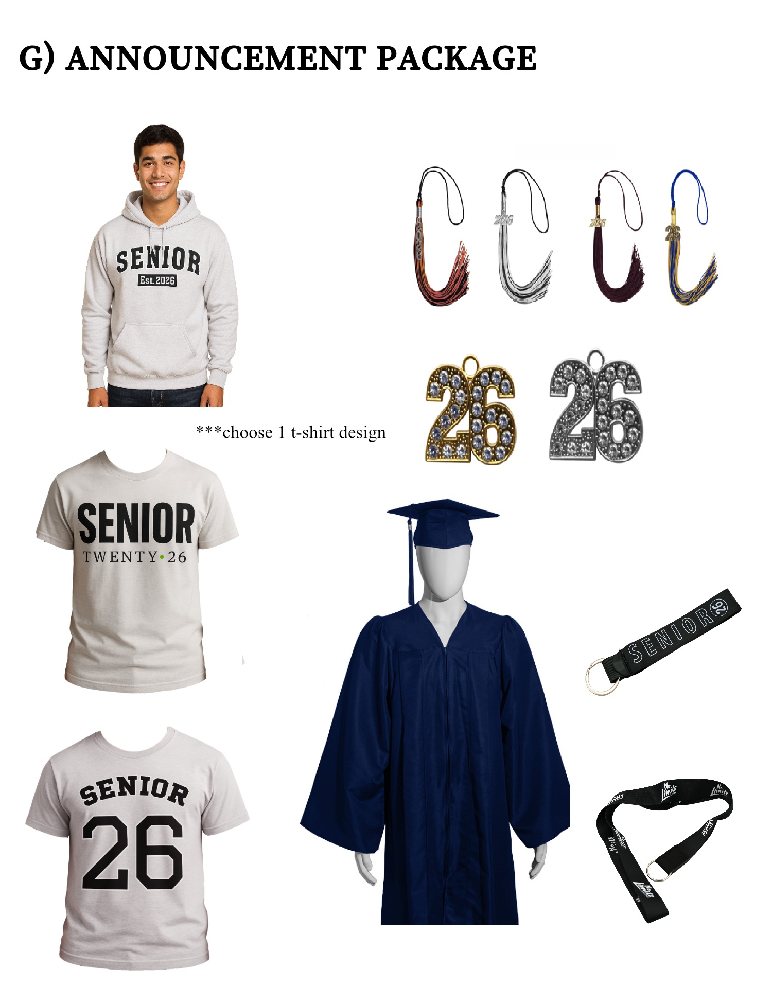 Caps & Gowns Plus Package